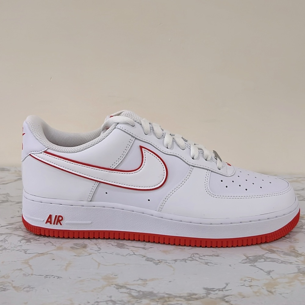 Air Force 1 ‘07 Men’s, white/picante red